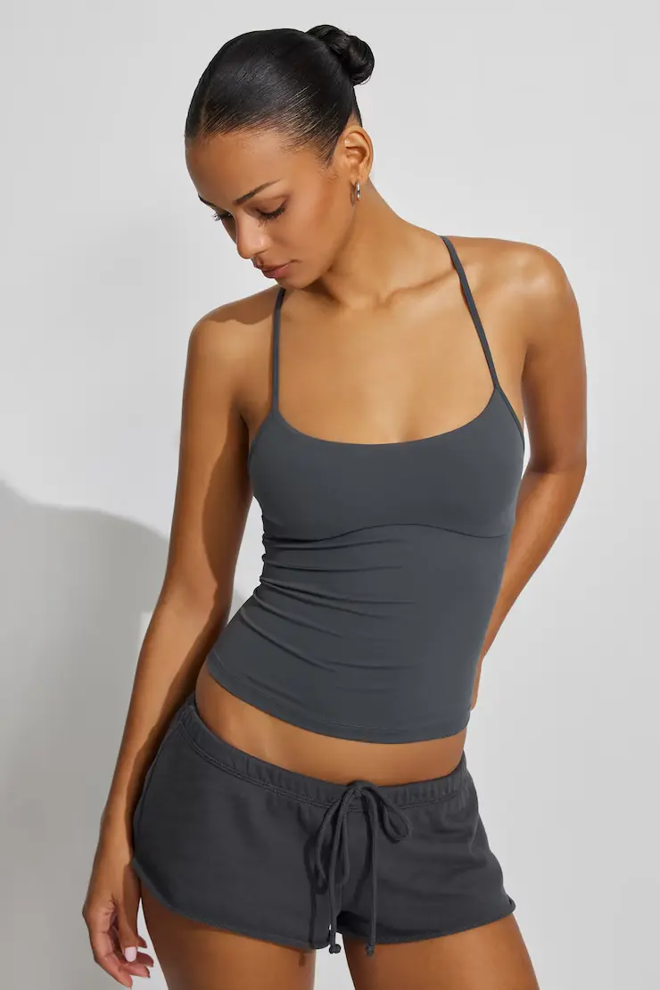 Sleek Underbust Crossback Cami Top