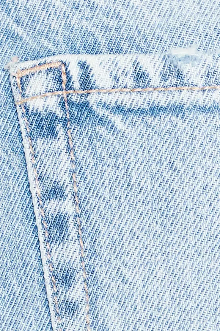 High Rise Cheeky Denim Shorts - Image 5