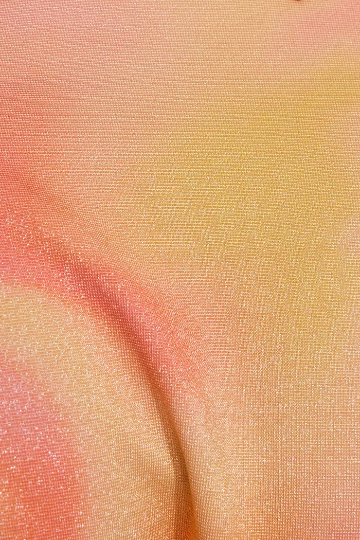 Metallic Ring Triangle Bikini Top - Image 4